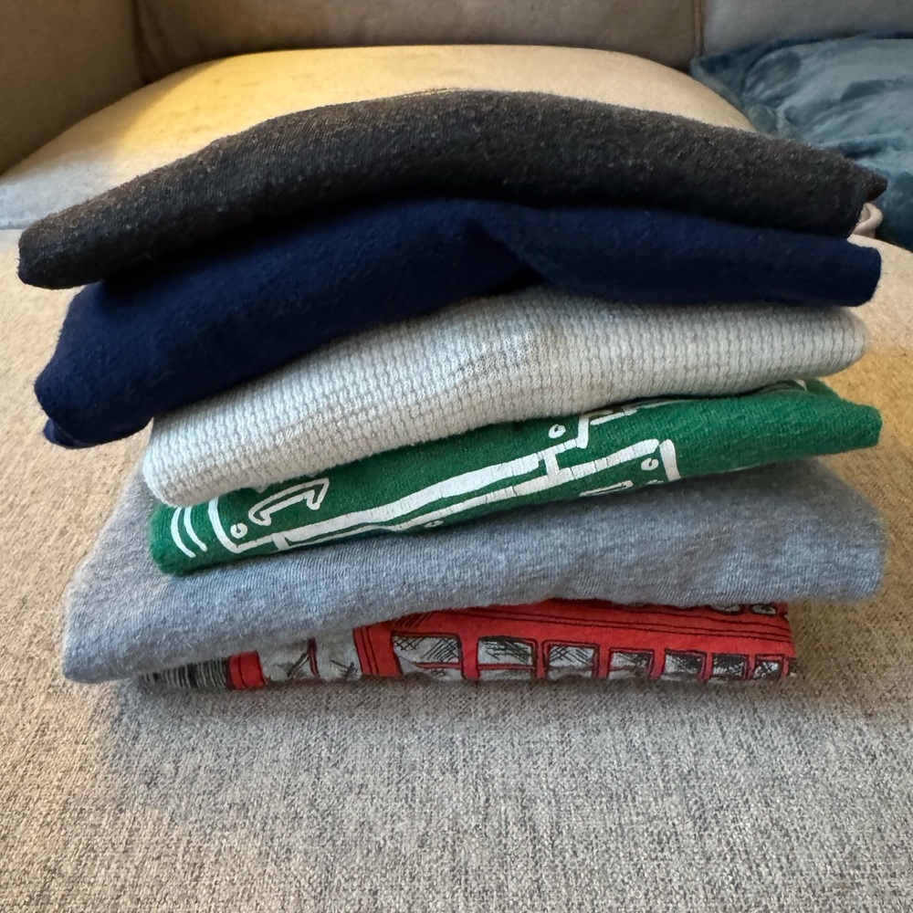Bundle of 6 Long Sleeve Shirts